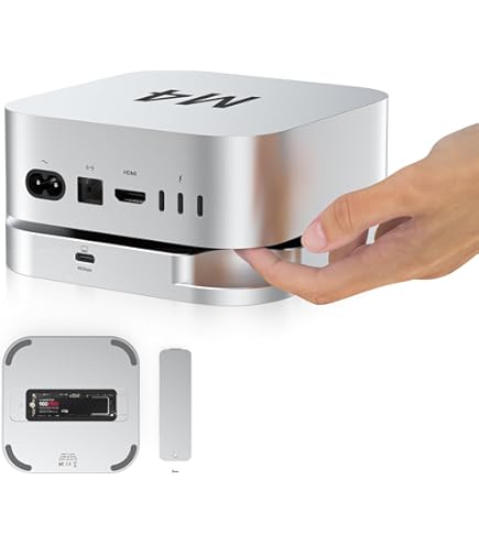 Amazon.co.jp: Mac Mini M4&M4 Pro用 アルミニウムストレージ拡張 USB4